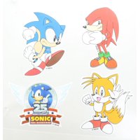 Sonic the Hedgehog Vinyl Stickers, Set of 4