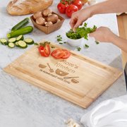 Personalized Seasoned With Love 18"L x 12"W x 3/4"H Cutting Board