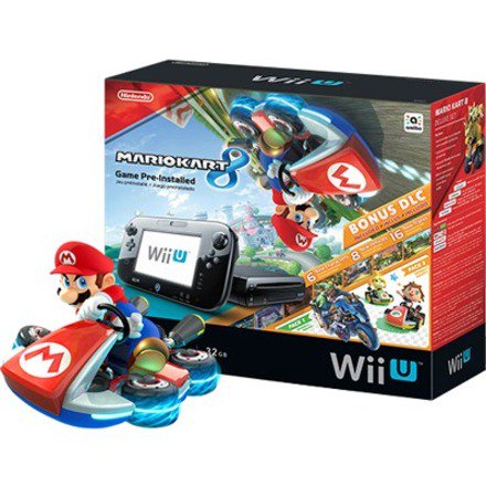 Nintendo Mario Kart 8 Deluxe Set with DLC Wii U bundle