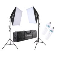 Kshioe 2* Photography Lighting Softbox Stand Photo Equipment Soft Studio Light Kit