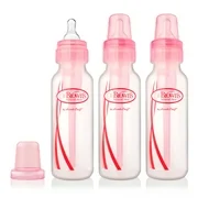 Dr. Brown's Original Baby Bottles, 8 Ounce, Pink, 3 Count
