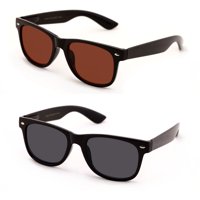 V.W.E. Classic Outdoor Reading Sunglasses - Comfortable Stylish Simple Readers Rx Magnification