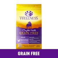 Wellness Complete Health Natural Grain Free Dry Dog Food, Chicken, 24-Pound Bag