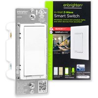 Enbrighten Z-Wave Plus Smart Switch, 46201, White and Almond