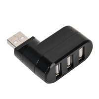 Kritne Hub,USB Hubs Ports USB 2.0 Mini Rotate Splitter Adapter Hub for PC Notebook Laptop Mac, Multi-port Hub
