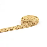 BEL AVENIR 10.5 Yard Braid Lace 0.51 inch Gimp Trim Ribbon (Gold)