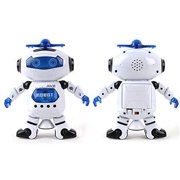 Musical Toy Electronic Walking Dancing 360 Degree Rotable Robot Music Lightening Kids Toy