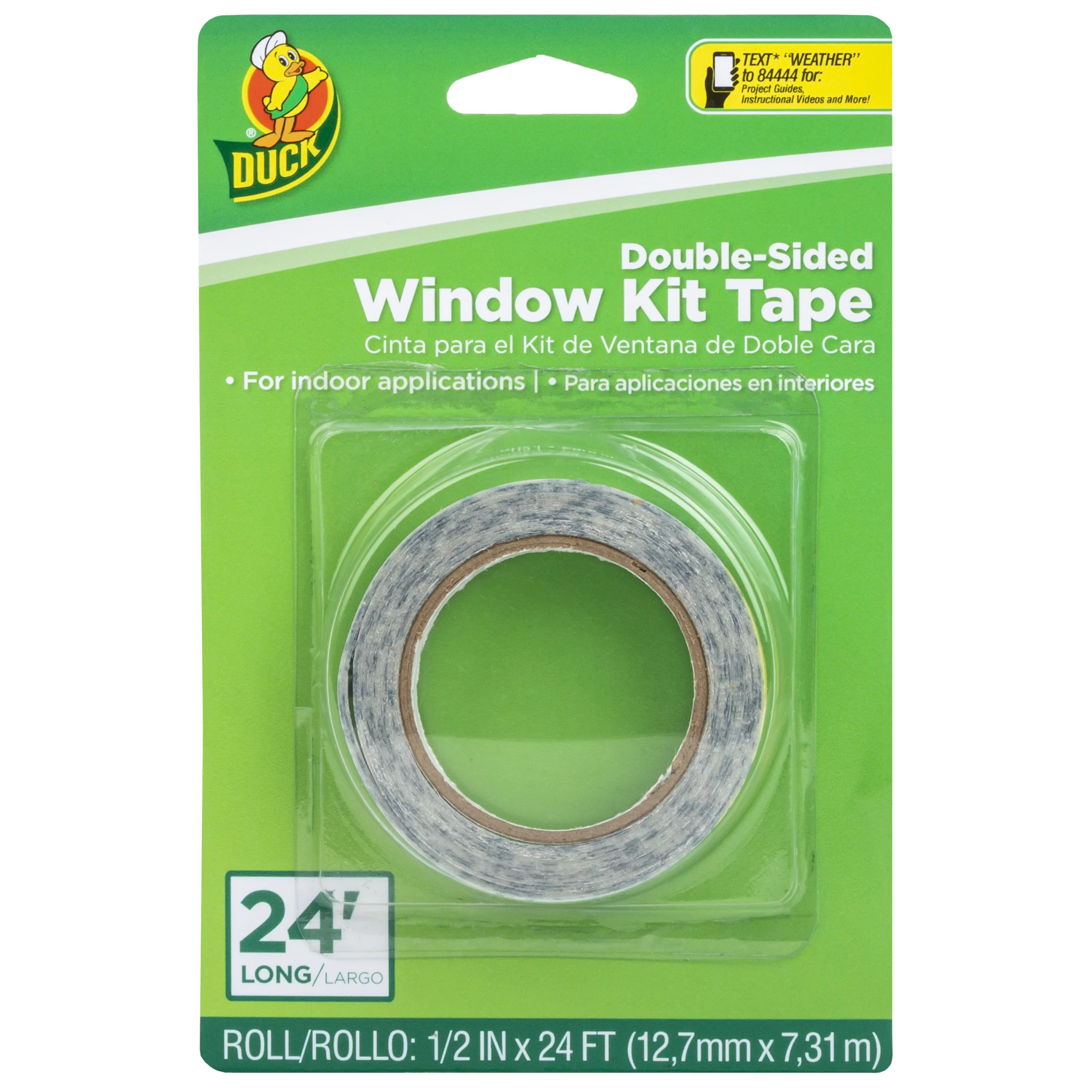 Duck Brand .25 in. x 24 ft. Double-sided Indoor Window Kit Tape