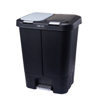 The Step N Sort 11 Gallon, Dual Trash and Recycle Bin with Slow Close Lid (Multiple Colors)