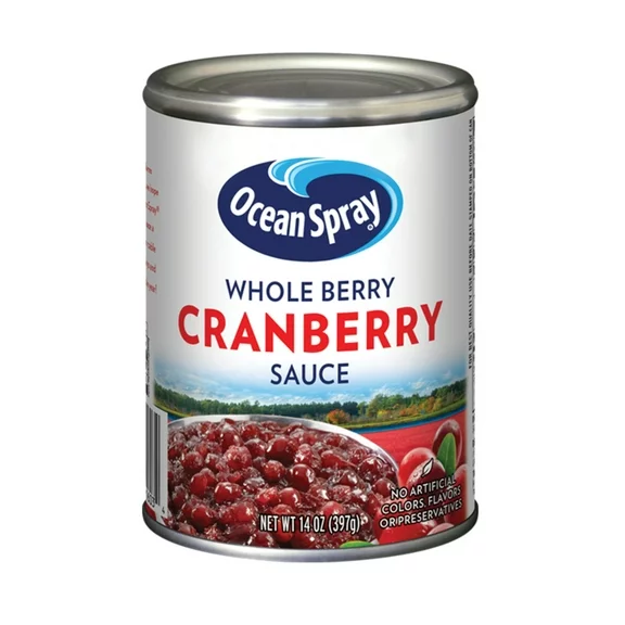 Ocean Spray Whole Berry Cranberry Sauce, 14 oz