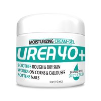 Urea Cream 40 Plus 2% Salicylic Acid Cream, Dermatologist Recommended One-Step Exfoliating Skin Moisturizer Foot Therapy, 4oz by UREA 40