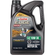 (3 Pack) Castrol EDGE High Mileage 10W-30 Advanced Full Synthetic Motor Oil, 5 QT