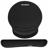 VicTsing Keyboard Wrist Rest and Mouse Pad with Wrist Support Memory Foam Set Easy Typing & Pain Relief