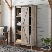 Better Homes & Gardens 66" Modern Farmhouse Bookcase Storage Cabinet, Multiple Colors