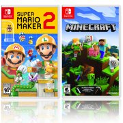 Super Mario Maker 2 + Minecraft - Two Game Bundle - Nintendo Switch