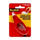 Scotch Double Sided Adhesive Roller, .27 x 26 ft, Red