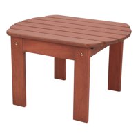 Mainstays Wood Adirondack Outdoor Side Table, Natural