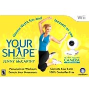 Your Shape Featuring Jenny McCarthy - WII Bundle includes Motion Tracking Camera - Fitness that's Fun and Focused on You