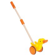 hape duck wooden push and pull toddler walking toy