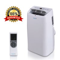 SereneLife Portable Air Conditioner - Compact Home AC Cooling Unit with Built-in Dehumidifier & Fan Modes, Includes Window Mount Kit (12,000 BTU)