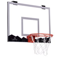 Silverback 23" Over the Door Mini Basketball Hoop Set with Shatterproof Backboard Perfect for Home or Office