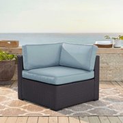 Crosley Furniture Biscayne Corner Chair With Mist Cushions