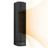 Lasko 1500W Ultra Slim Desktop Ceramic Tower Space Heater, CT14107, Black
