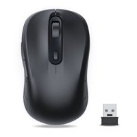 Seenda Wireless Mouse Silence and Quick Response Mice, Multi-Device Mouse (BT1+BT2+2.4G) with USB Nano Receiver, Compatible with Windows, Vista and Mac OS