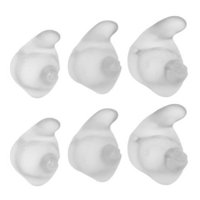 Jabra Eargels for Aliph Jawbone Icon, The Thinker, C120 (Clear, 6-Pack)