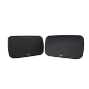 Polk Audio SR1 Wireless Rear Surround Speakers for MagniFi Max Sound Bar System | Easy Connectivity and Versatile Use | Upgrade to 5.1 Channels Sound | Pair, Black
