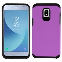 Dual Armor Case Compatible with Samsung Galaxy J3 Orbit, Slim Shockproof Hybrid Protection Cover Case for Samsung Galaxy J3 Orbit - Purple