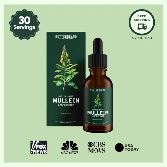 Betterbrand - BetterLungs Mullein Leaf Extract for Lung Health