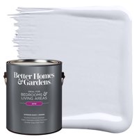 Better Homes & Gardens Interior Paint and Primer, Cloud Quartz / Gray, 1 Gallon, Satin