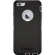 Rugged Protection OtterBox Defender Case for iPhone 6 Plus/6S Plus (ONLY) - Bulk Packaging - Black/White
