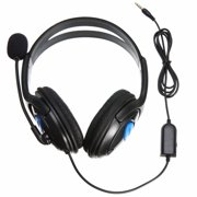 Gaming Bass Over-Ear Headset Headphones with Microphone for PS4 PlayStation