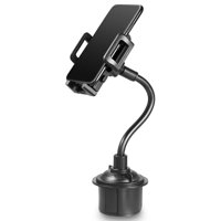 Universal Car Cup Holder Phone Mount w/ Long Gooseneck Neck & 360 Rotatable Cradle - Fits any Cup Holder - Car Accessory for LG V50 V40 V30 G8 G8X G7 G6 G5 Aristo 4 Plus 3 2 Tribute