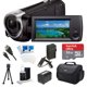 image 0 of Sony HDR-CX440 HDR-CX440/B CX440 Full HD 60p Camcorder - Black Ultimate Bundle w/ 32GB MicroSDHC Memory Card, Spare High Capacity Battery, AC/DC Charger, Table top Tripod, Deluxe Case, and much more