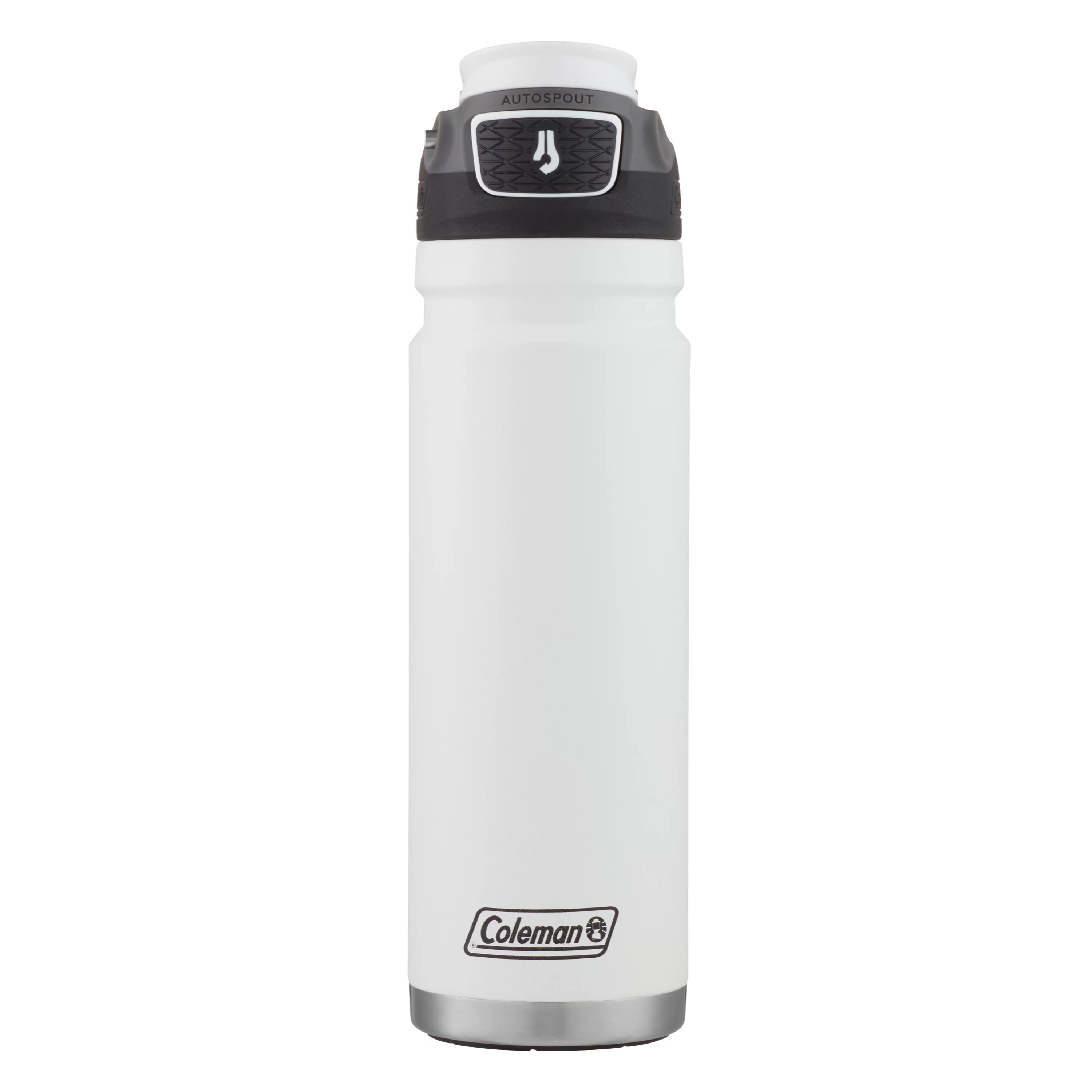 Coleman Switch Autospout Stainless Steel Insulated Water Bottle, 24 oz., White Cloud