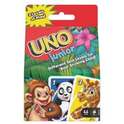 UNO Junior Card Game for 2-4 Players Ages 3Y+