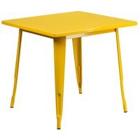 Flash Furniture 31.5" Square Metal Indoor-Outdoor Table, Multiple Colors