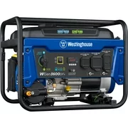 Westinghouse WGen3600DF Dual Fuel Portable Generator 3600 Rated & 4650 Peak Watts