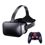 VR Headset with Remote Control 3D Glasses Virtual Reality Headset for VR Games & 3D Movies