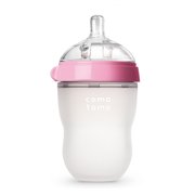 Comotomo Baby Bottle, Single Pack, 8 oz Pink
