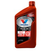 (4 Pack) Valvoline High Mileage with MaxLife Technology SAE 10W-30 Synthetic Blend Motor Oil - 1 Quart