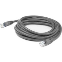 AddOn 14ft RJ-45 (Male) to RJ-45 (Male) Straight Gray Cat6 UTP PVC Copper Patch Cable