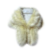 Nicesee Women Winter Warm Faux Fox Fur Shawl Stole Shrug