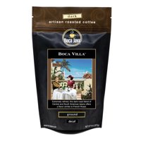Boca Java Roast to Order Decaf Boca Villa Dark Roast Ground Coffee, 8 oz Bag