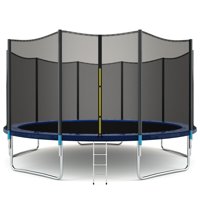 Gymax 15 FT Trampoline Combo Bounce Jump Safety Enclosure Net