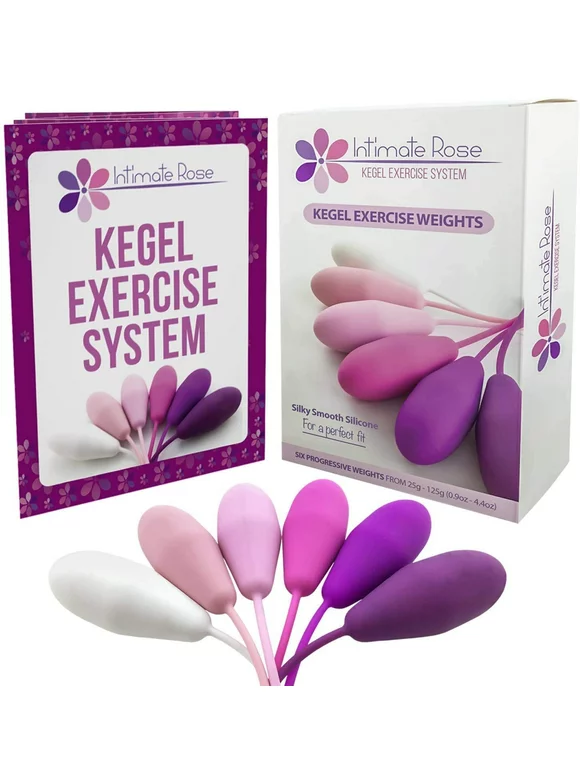 Intimate Rose Kegel Exercise System - Pelvic Floor Exercises - Set of 6