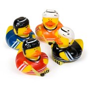 Hockey Rubber Duckies - Party Favors - 12 Pieces